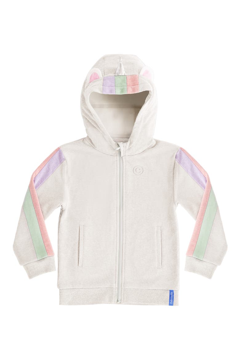 Uki 2-in-1 Stuffed Animal Hoodie, Alternate, color, GREY MARL MIX