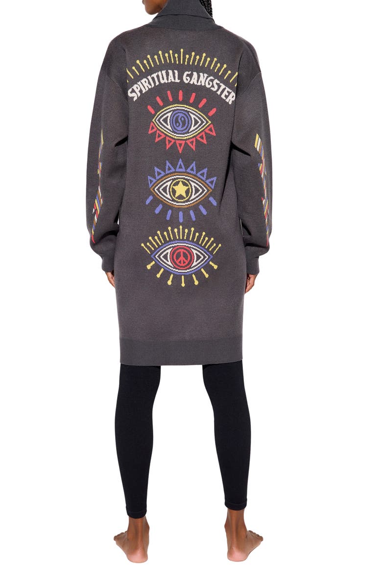 Spiritual Gangster Cosmic Love Estelle Cardigan, Alternate, color, Ash
