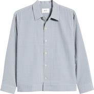 NN07 Reed Check Stretch Cotton Overshirt