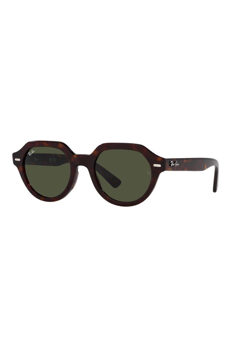 Gina 53mm Square Sunglasses, Alternate, color, HAVANA
