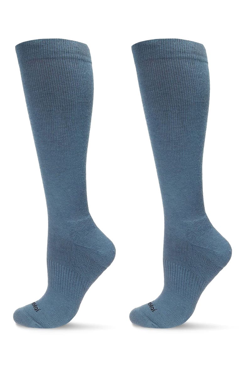 Assorted 2-Pack Merino Wool Blend Knee High Socks, Main, color, GRAY