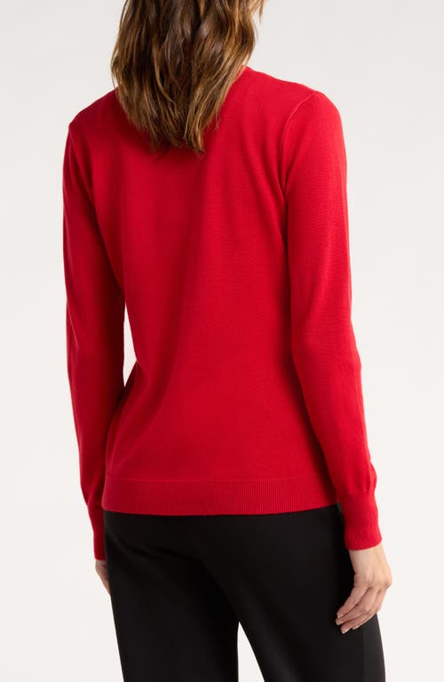 By Design Lightweight Garden Cardigan In Red