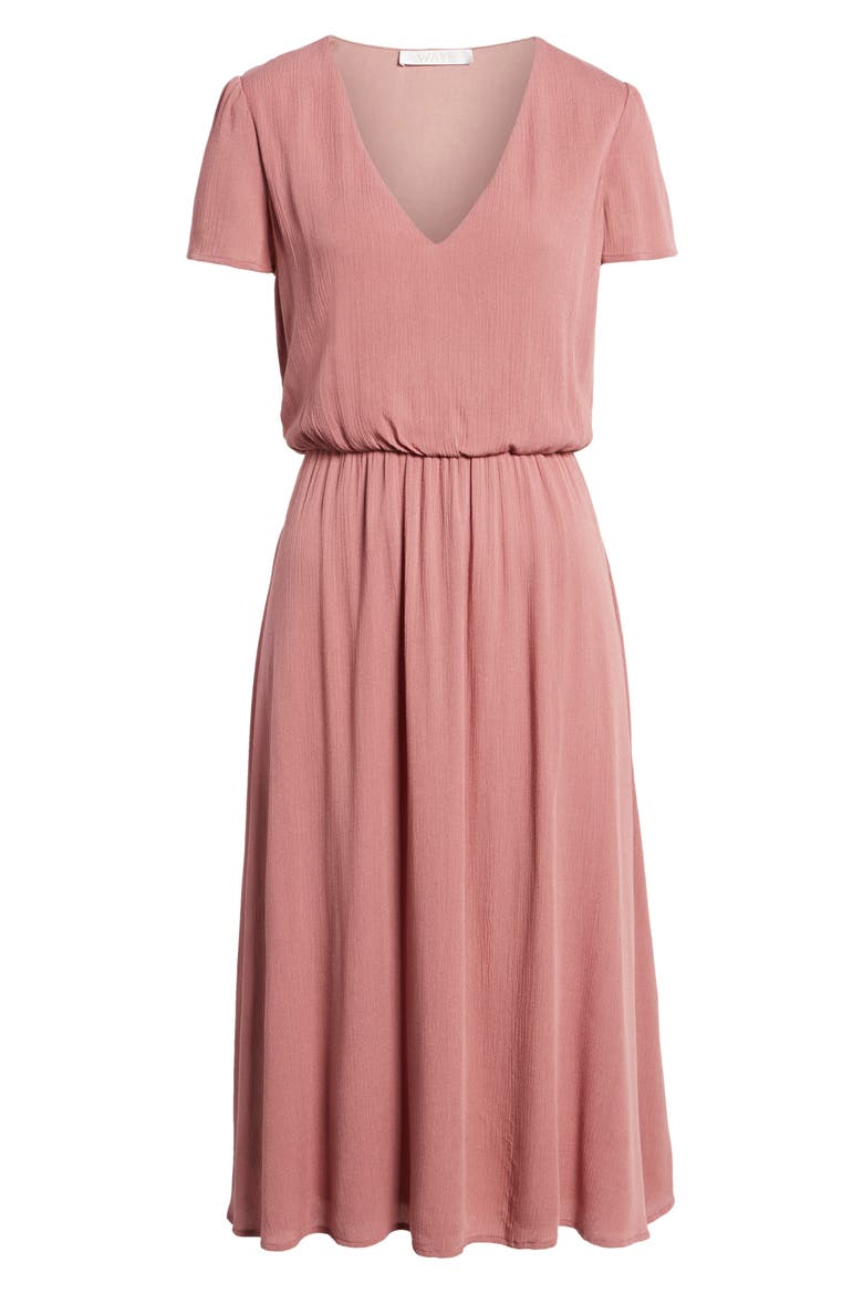 Blouson Dress, Alternate, color, MAUVEDNU