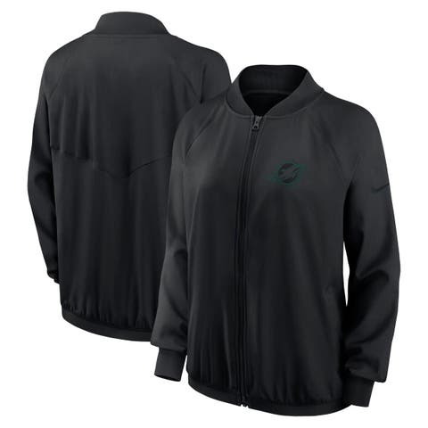 Women's Nike  Black Miami Dolphins Full-Zip Jacket