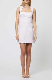 French Connection Whisper Square Neck Minidress