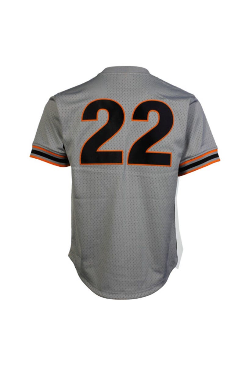Mitchell & Ness Will Clark San Francisco Giants 1989 Authentic Cooperstown Collection Batting Practice Jersey - Gray, Alternate, color, Gray