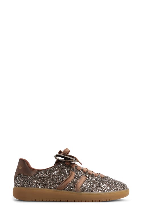 Aldo Itsneaker Glitter Sneaker With Removable Kiltie Flap In Brown