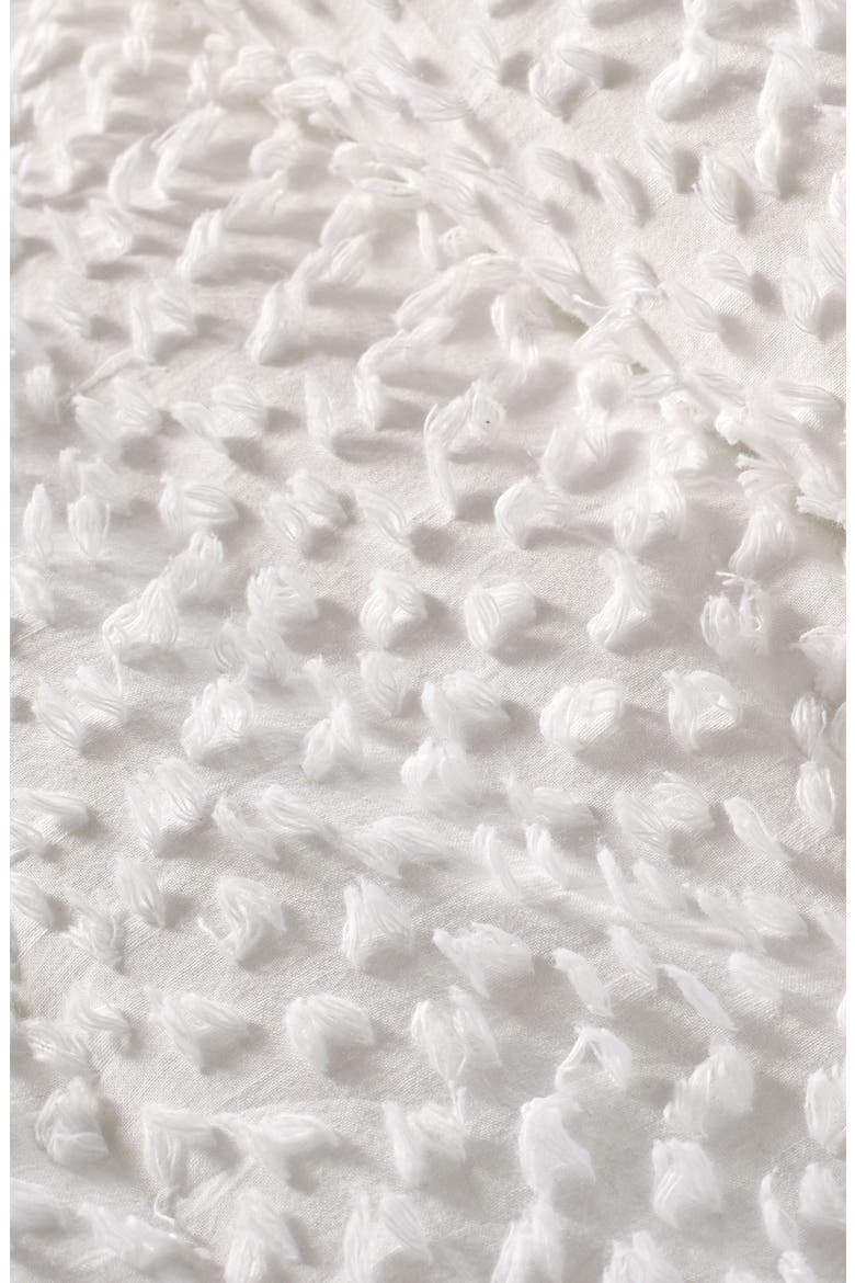 Dot Fringe Comforter & Sham Set, Alternate, color, WHITE
