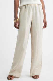 Wide Leg Linen Pants