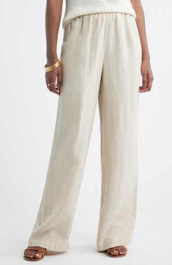 Wide Leg Linen Pants
