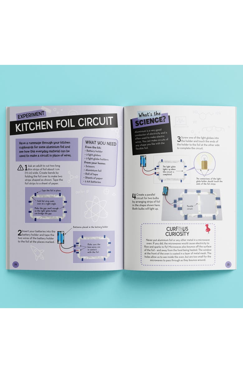 Curious Universe Discover Electricity STEM Experiments Kit, Alternate, color,