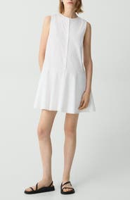 Theory Sleeveless Drop Waist Minidress