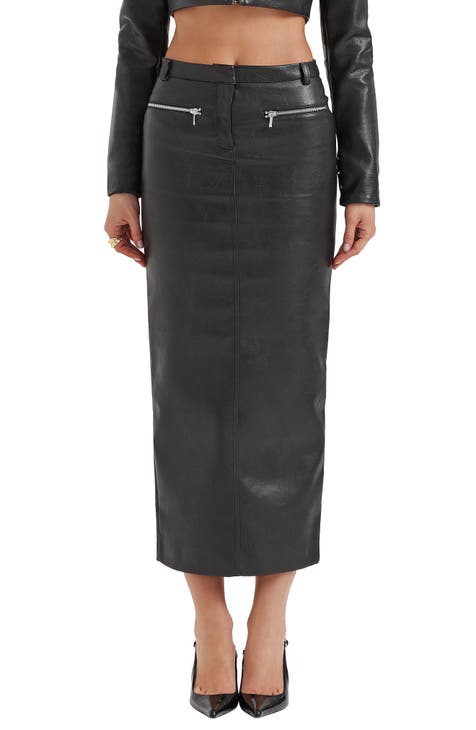 Women s Faux Leather Maxi Skirts Nordstrom