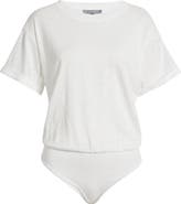 Wit & Wisdom Stretch Cotton Crewneck Bodysuit