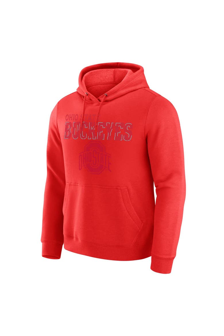 Men's Darius Rucker Collection by Fanatics  Scarlet Ohio State Buckeyes Faded Hoodie, Alternate, color, Scarlet