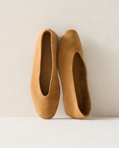 Soft Suede Ballet Flats