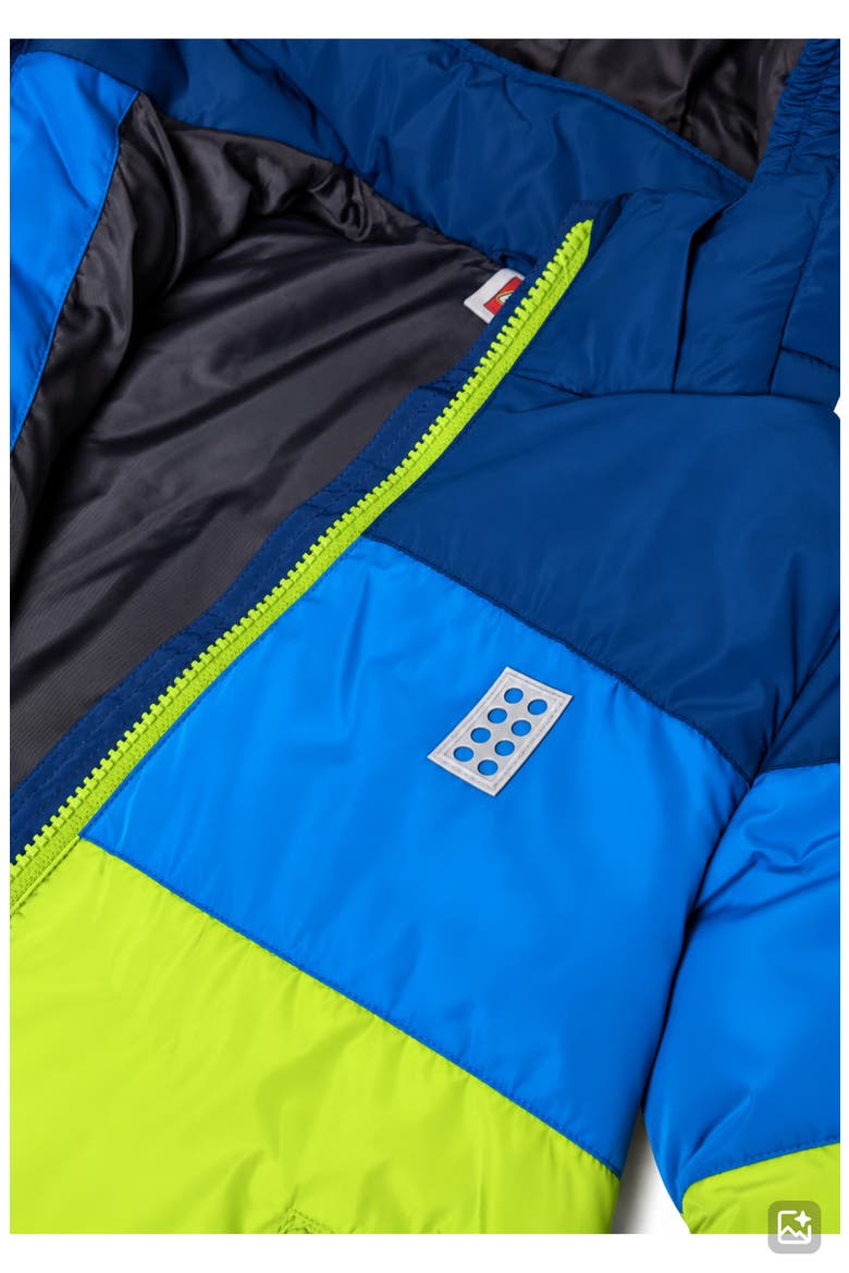 Kids' Winter Ski Jacket, Alternate, color, BLUE MULTI