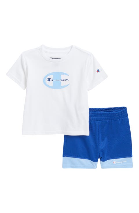 Logo T-Shirt & Mesh Shorts Set (Baby)