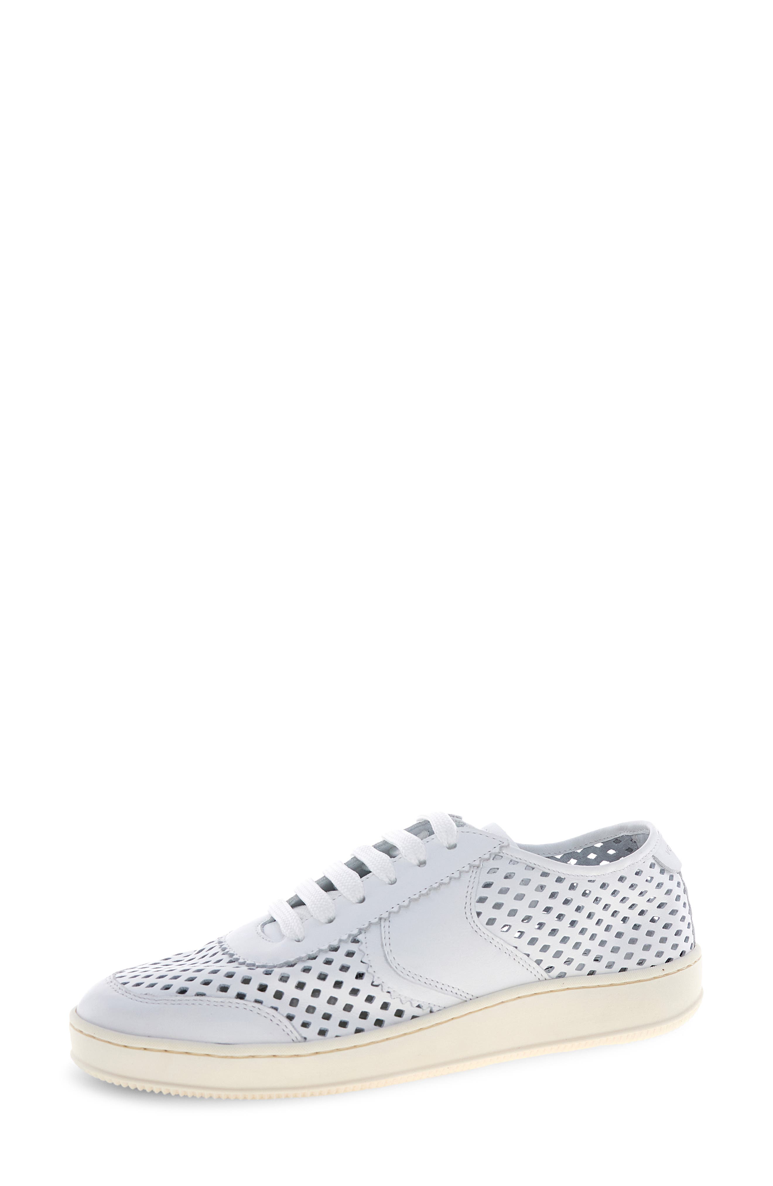 Voile Blanche Rita Perforated Sneaker, Main, color, White