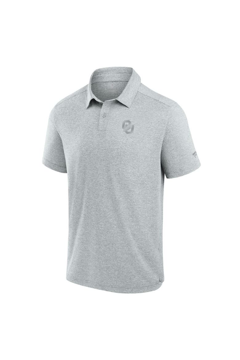Men's Fanatics Gray Oklahoma Sooners Performance Polo, Alternate, color, Gray
