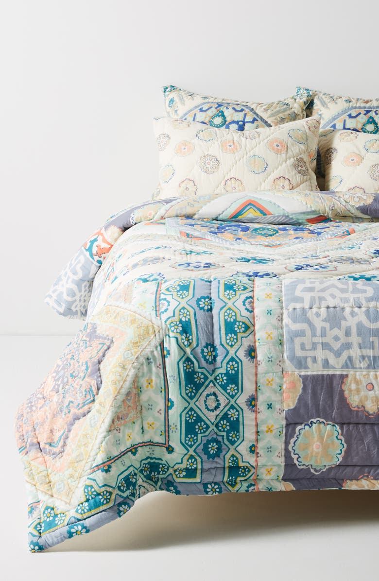 Anthropologie Home Ponsonby Reversible Quilt, Main, color,