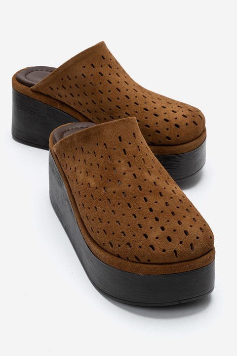 Lune Leather Platform Sandal