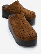 Forever & Always Shoes Lune Leather Platform Sandal