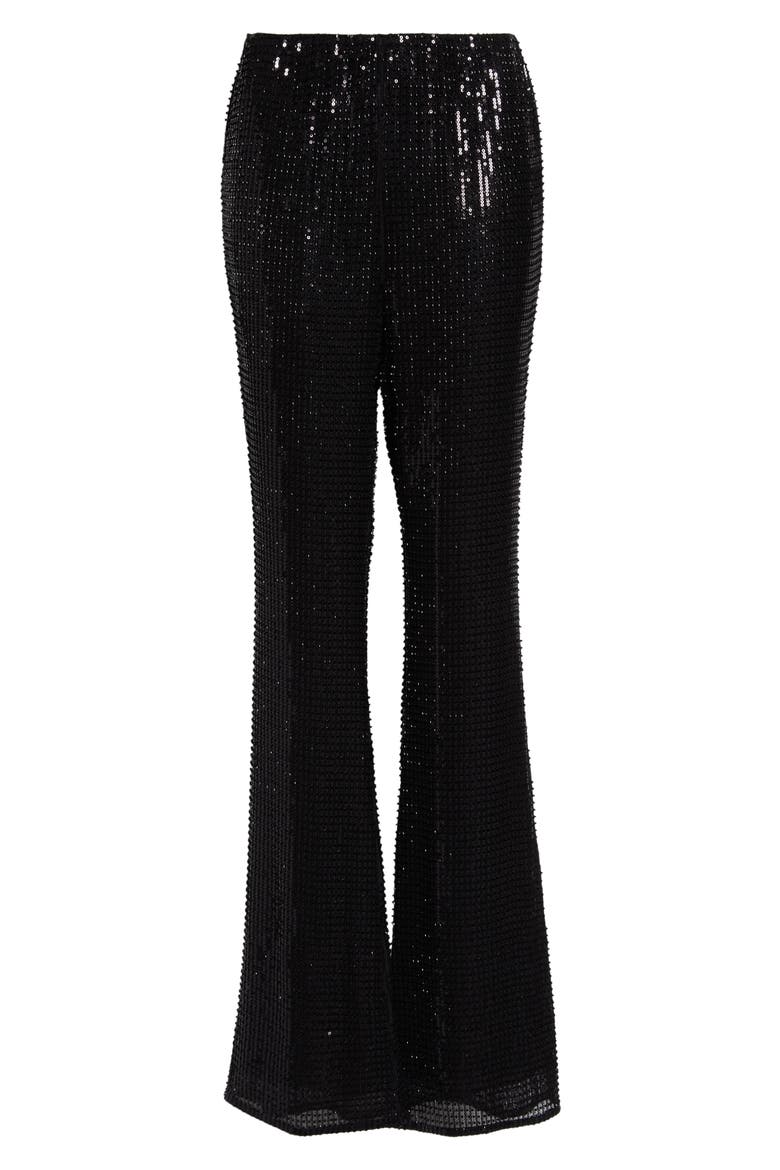Gemma Sequin Pull On Pants, Alternate, color, JET