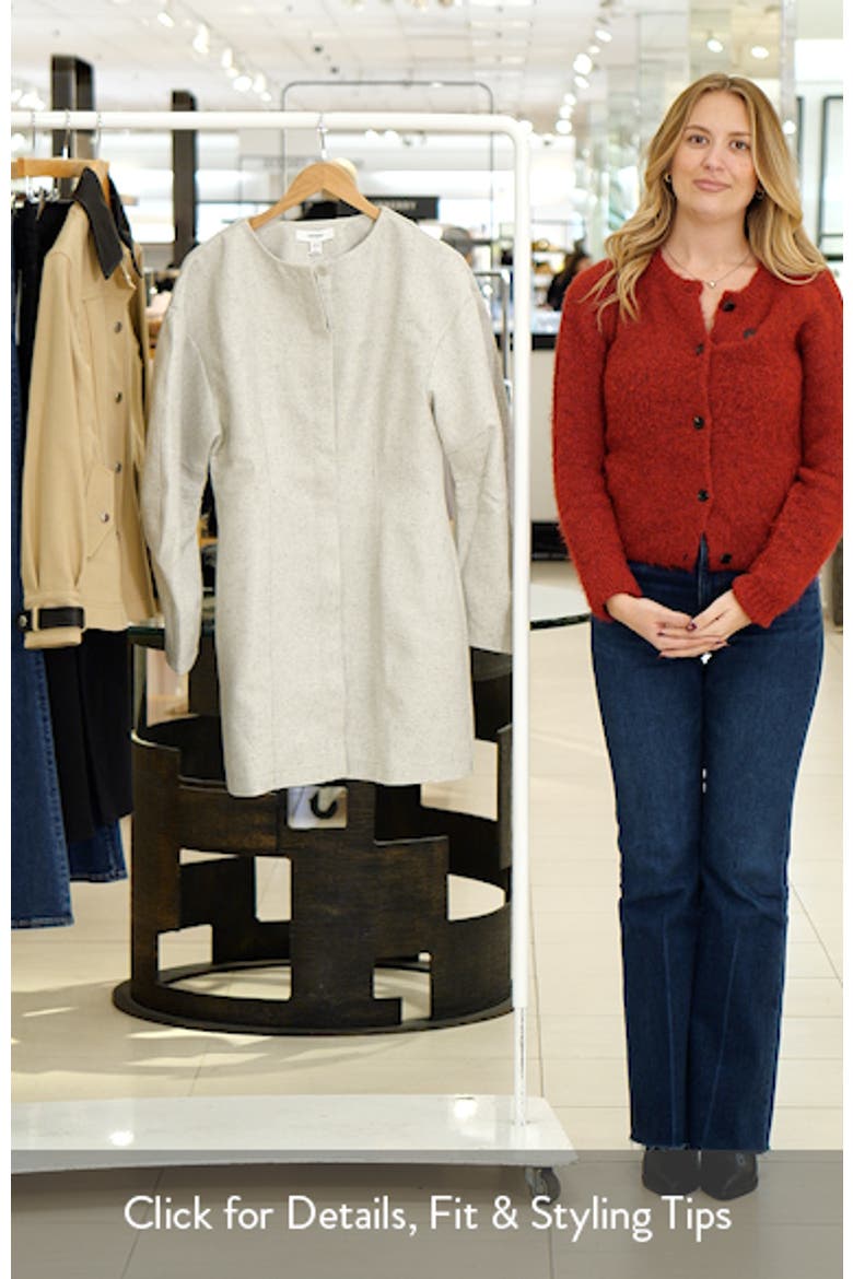 Structured Cocoon Long Sleeve Minidress video