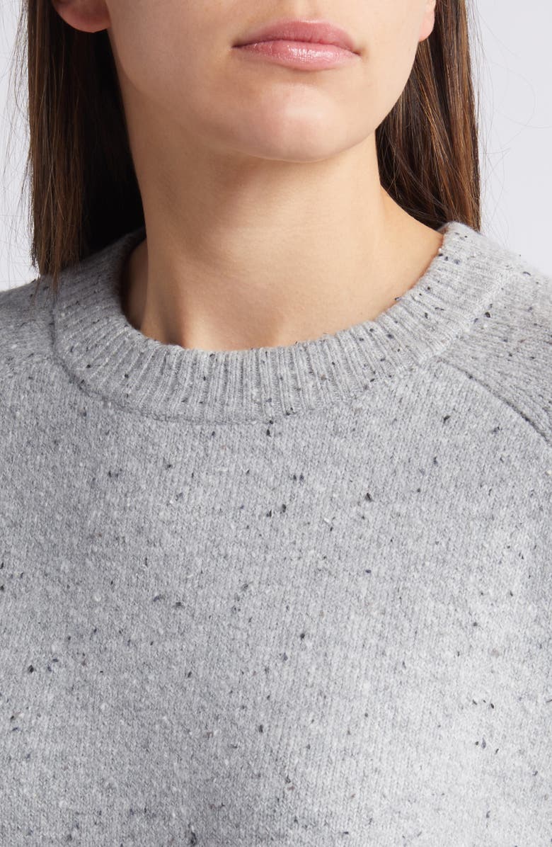 Treasure & Bond Speckled Pima Cotton Blend Sweater, Alternate, color,