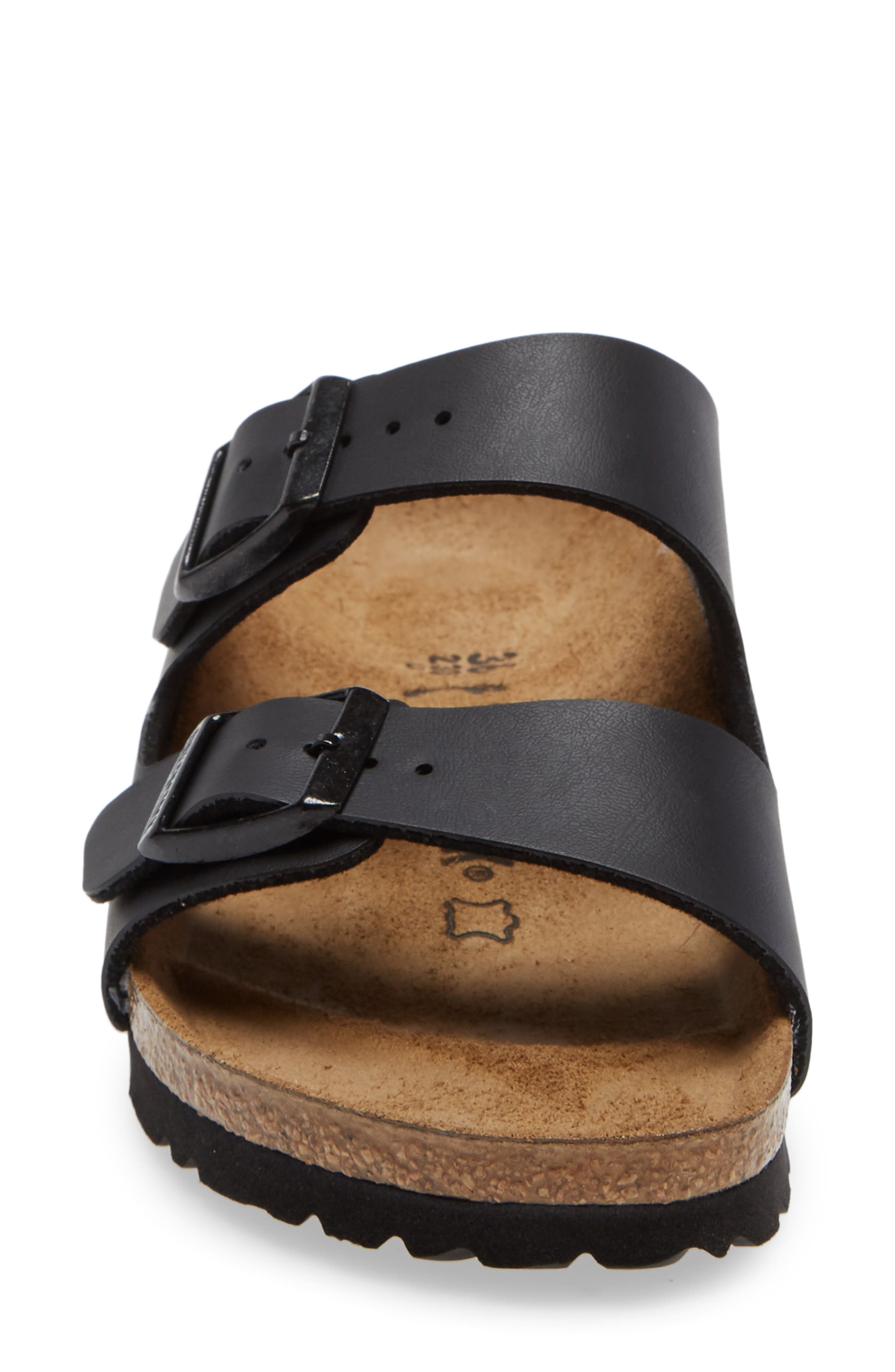 Birkenstock Arizona Birko-Flor Slide Sandal, Alternate, color, Black