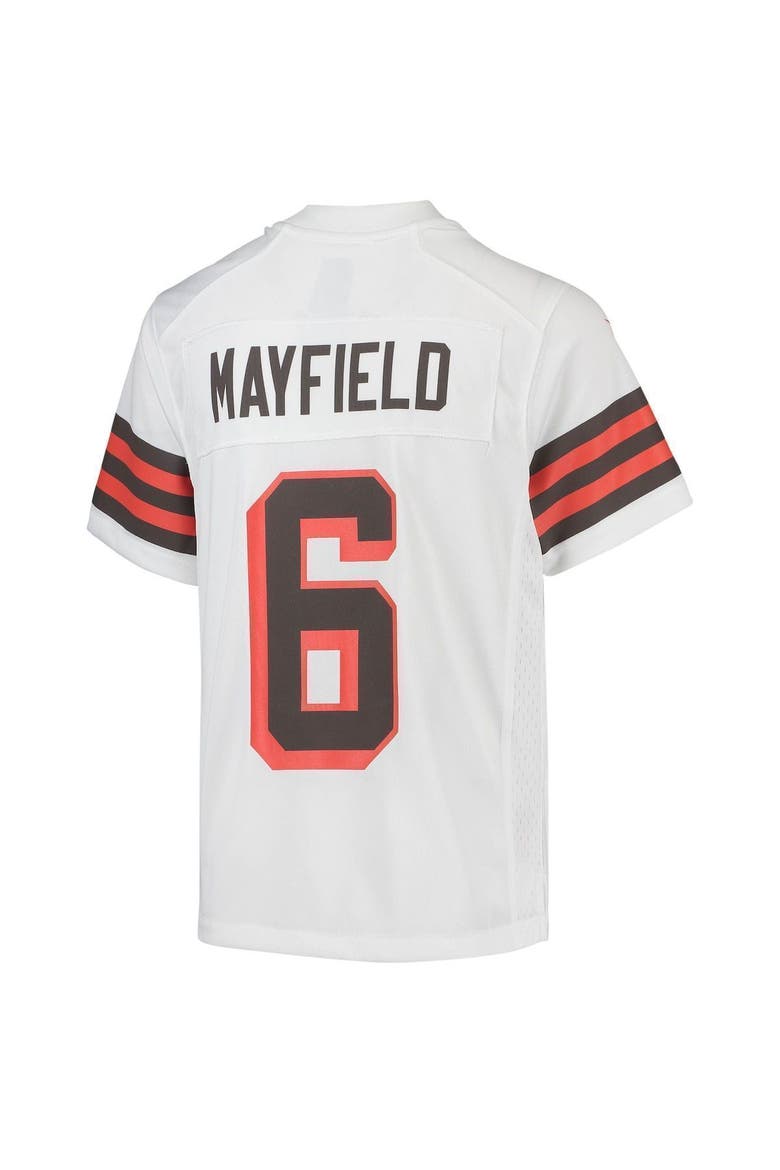 NFL Nick Chubb Game Team Jersey, Alternate, color, WHITE