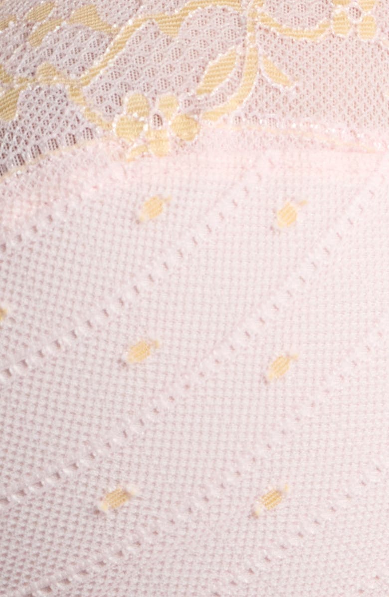 Chantelle Lingerie Rive Gauche Full Coverage Underwire Bra, Alternate, color, Waterlily Pink / Sunflower