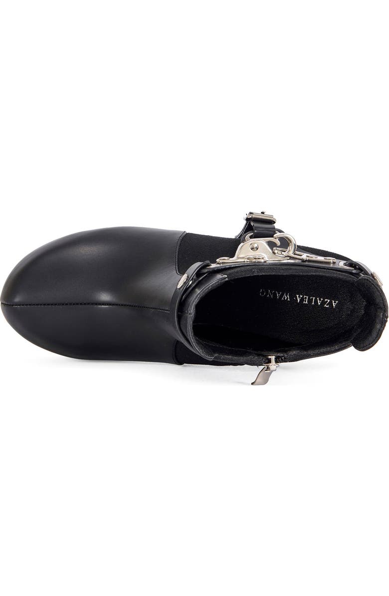 AZALEA WANG Abyss Block Bootie, Alternate, color, Black