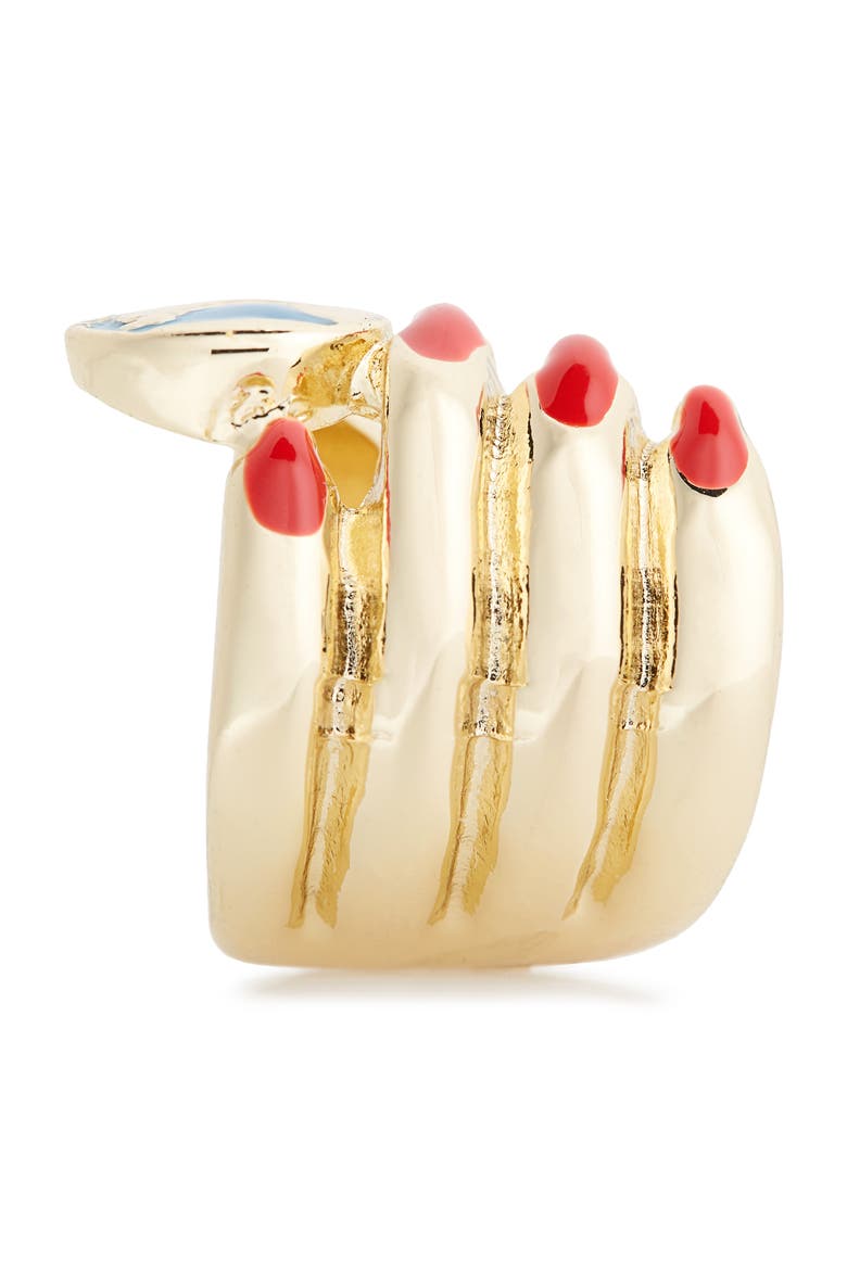 World In Her Hands Ring, Alternate, color, GOLD