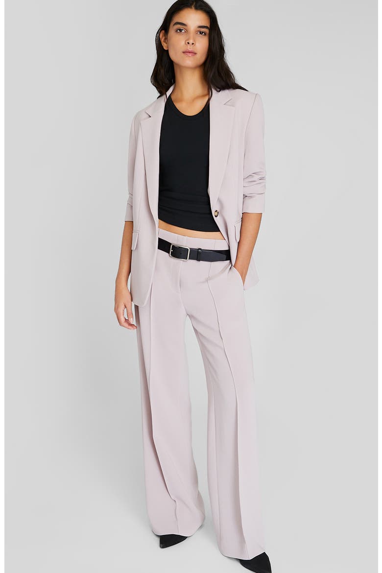 Wide Leg Crepe Pants, Alternate, color, 496 - LAVENDER/VIOLETCLAIR