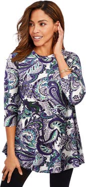 Jessica London Stretch Knit Swing Tunic
