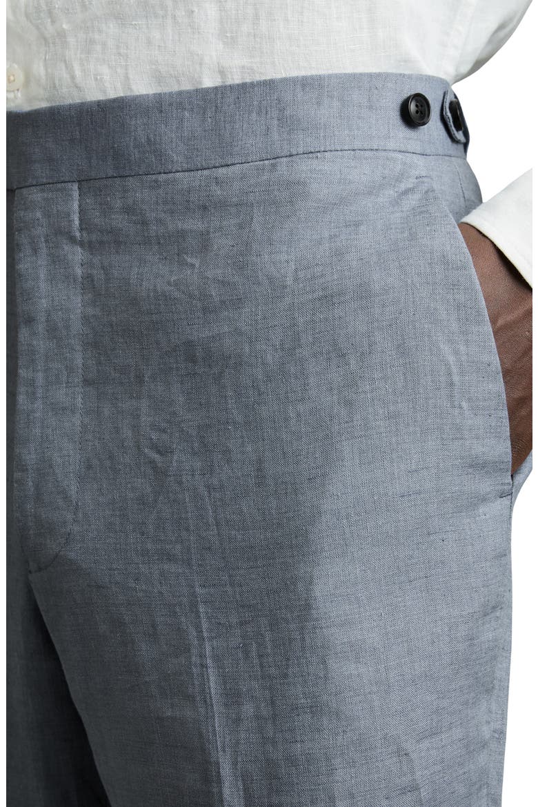 Warner Linen Dress Pants, Alternate, color, AIRFORCE BLUE