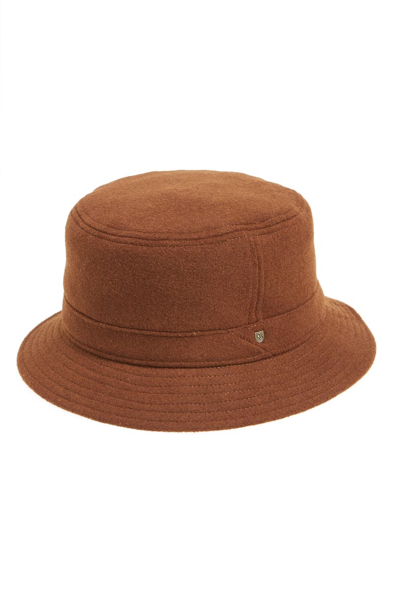 Brixton Burroughs Wool Blend Bucket Hat, Main, color, 