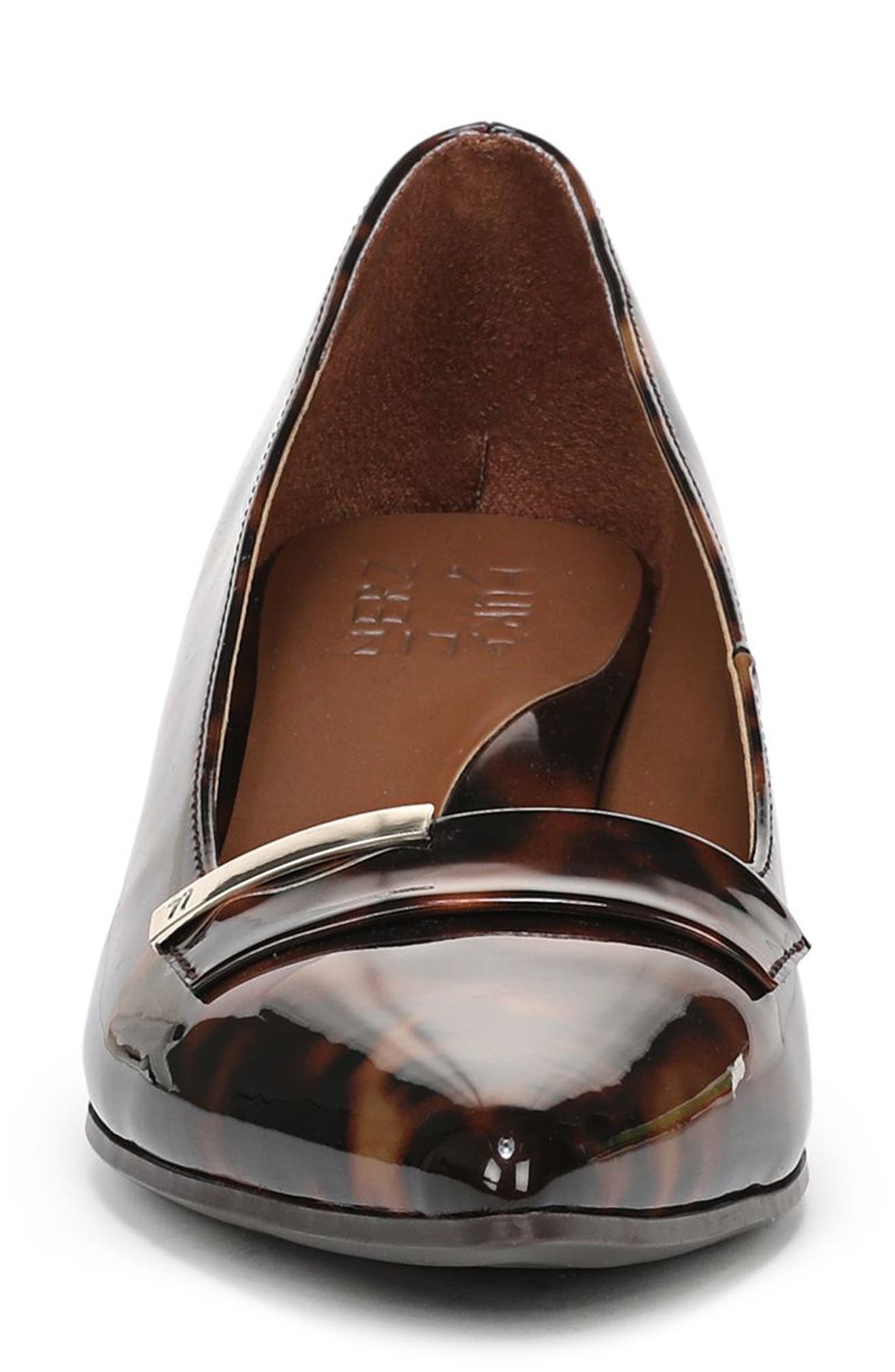 Avani Block Heel Pump - Wide Width Available, Alternate, color, TORTOISE BROWN FAUX LEATHER