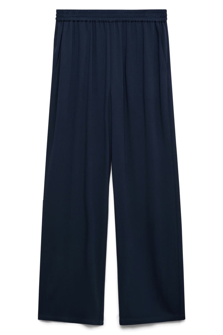 Pull On Wide Leg Pants, Main, color, DARK NAVY