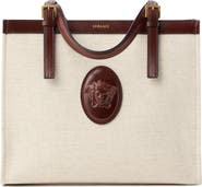 Versace Small Rivière Canvas Tote