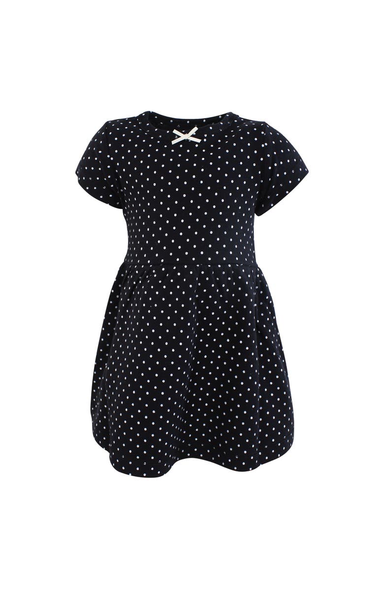 Hudson Baby Cozy Stylish Baby Dress 2Pk, Alternate, color, Neutral Daisy