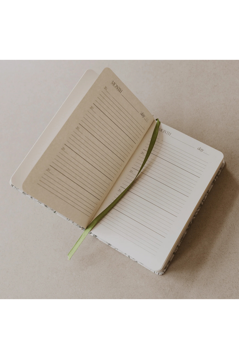 Mom's One Line a Day Journal, Alternate, color, Green Delft