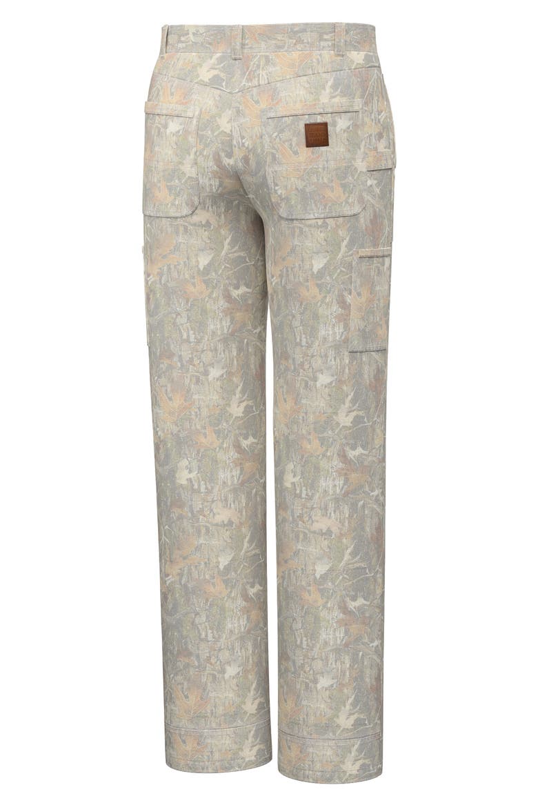 Camo Canvas Utility Carpenter Pants, Alternate, color, FMEM-BROWN