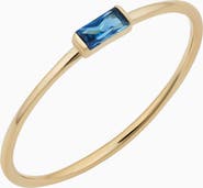Oradina 14K Gold Fresco Baguette Ring