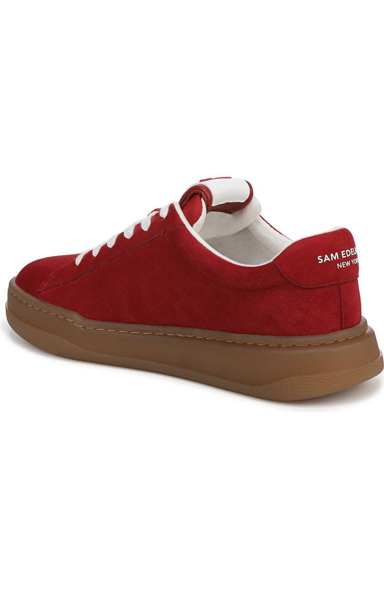 Sam Edelman Rhea Platform Sneaker, Alternate, color, Red Scarlet