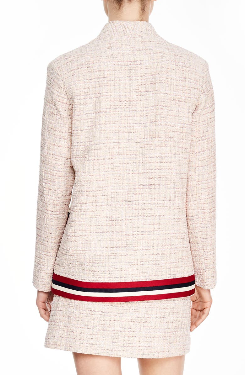 SANDRO Adelaide Tweed Jacket, Alternate, color,