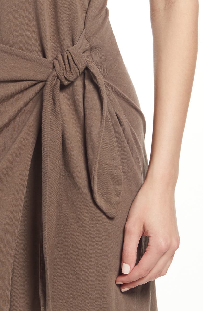 Rails Edie Tie Waist T-Shirt Dress, Alternate, color, Canteen
