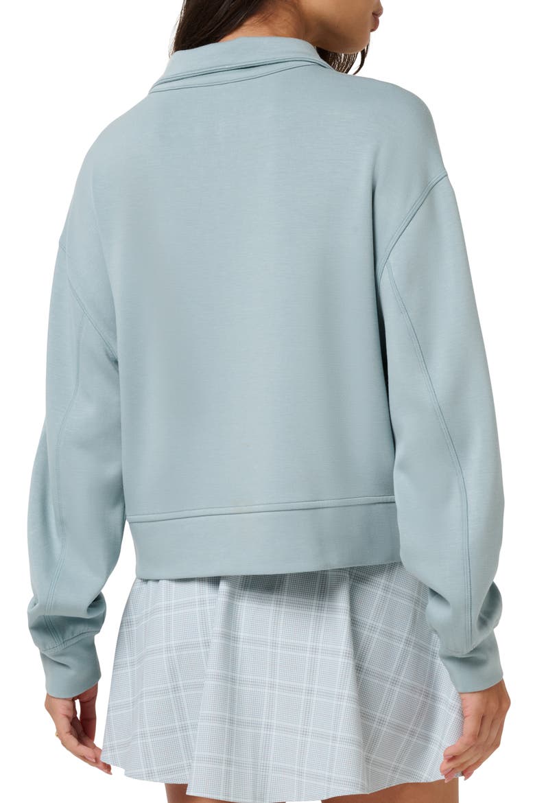 Skyloft Soft Half Zip Sweatshirt, Alternate, color, SLATE